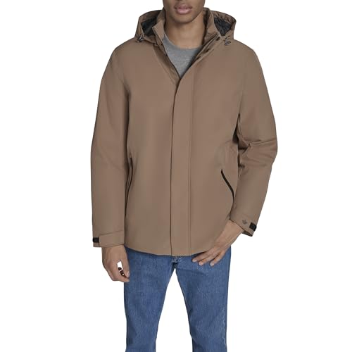 Veste Homme Dockers Lightweight Walking Coat avec Capuche Amovible Blouson Léger