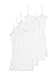4 Pack Zenana Women's Lace Trim Tank Tops Med White, White, White, White