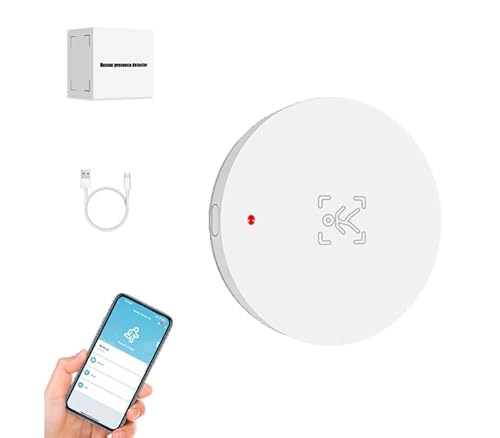IHSENO Human Presence Sensor, WiFi Wave Radar Real-time Human Motion Detection Sensor, Compatible with TUYA/Smart Life