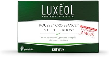 Luxéol Pousse Croissance & Fortification 3 mois, Favorise la Pous...