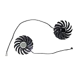 Application: carte graphique REMSEY 2 pièces 95mm 4pin PLD10010B12H PLD10010S12H GeForce RTX2070 X-8G Ventilateur GPU Compatible for MSI RTX 2070 Gaming Z Ventilateurs de Refroidissement Kindly (Color : 2PCS)