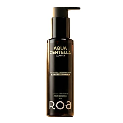 Image of R.O.A Skincare Aqua centella dry skin face wash for glowing hydrated skin