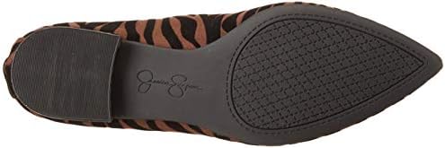 Jessica Simpson womens Lanna Ballet Flat, Brown/Black, 5.5 US | Image 3