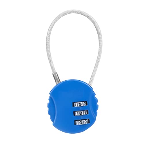 Mehrzweck-Diebstahlschutzschloss, zurücksetzbar, Kombinations-Reise-Kabelschloss für Roller, reißfestes Helmschloss