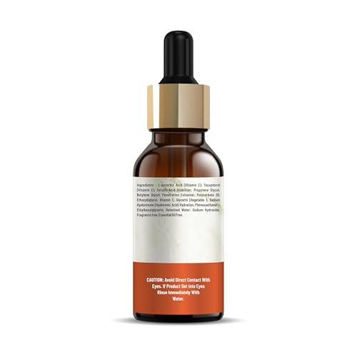 16% Vitamin C Face Serum (Advanced) With Vit E, & Ferulic Acid For Glowing Skin | Advanced Brightening Formula With Power of Vit C & E, Ferulic Acid & Fullerenes | 30 ml
