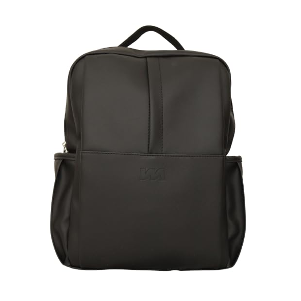 Mochila Urbana Aurora com Design Sofisticado. Espaçosa e Estruturada, Confortável para Trabalho, Rotina e Viagens, Estilo Moderno e Funcional (Preta)