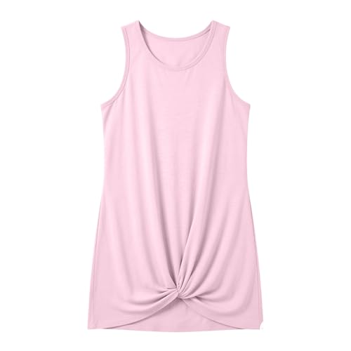 Robe d'été légère fille en tissu doux haut de gamme à volants