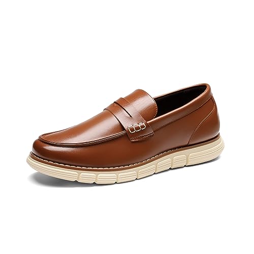 Bruno Marc Men’s Casual Dress Shoes Slip-on Lightweight Penny Loafers