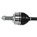 GSP NCV21063 CV Axle Assembly - Compatible with Select Acura RDX; Left Front (Driver Side)