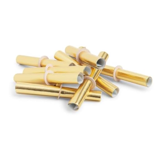 Goldene Lose Gewinnspiel 50 Röllchenlose – vorgedruckt – 50 Gewinnlose fortlaufend nummeriert, Goldfolie Glänzend