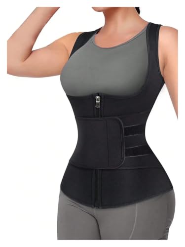 Traje de sauna para mujer con compresión doble contra la flacidez 4