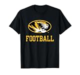 Missouri Tigers Football Icon Officially Licensed T-Shirt, Men, Black, Small
