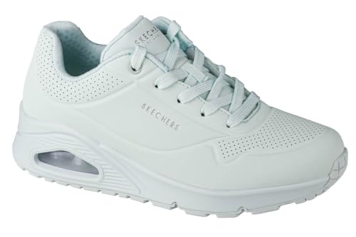 Skechers Damen Uno Frosty Kicks Sneakers, Mint Durabuck Textile Trim, 39 EU