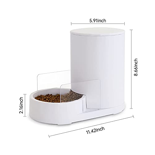 Sfozstra Dog Feeder,Gravity Dog Cat Feeder,Pet Feeding Bowl, 3L with Saving Function Dry Food Dispenser for Cats and… - Image 7
