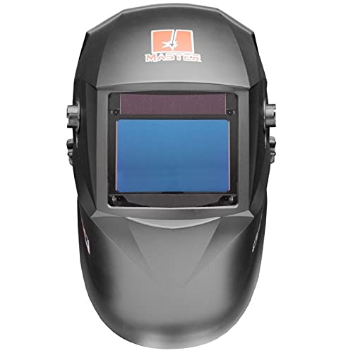 SPARTUS Master 201X Pantalla de soldadura Pantalla de soldadura por arco MMA, TIG, MIG/MAG Rectificado DIN 4/9-13 Filtro automático de clase superior Protección UV/IR Sensores Amplio campo de visión
