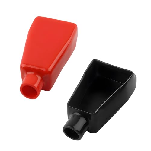 Yourkar 2 PCS Battery Terminal Covers, Soft PVC Insulating Flexible
