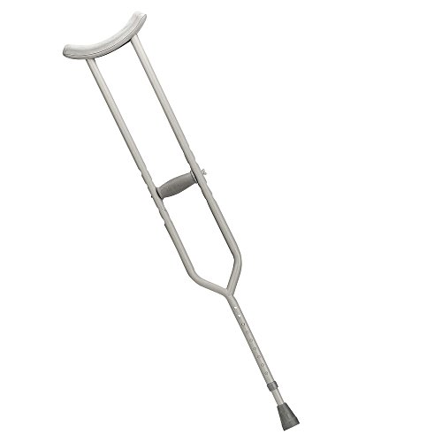 Drive Medical Bariatric Heavy Duty Crutches, Gray, Tall Adult by Drive Medical - Used condition - US$37.65