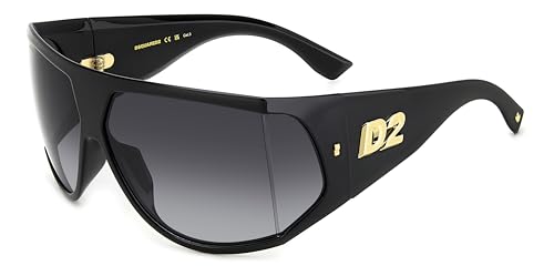 Dsquared2 D2 0124/S Occhiali Da Sole, Nero Oro, 75 Uomo