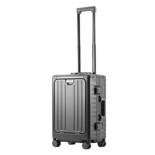 Shilanmei �X�[�c�P�[�X�y�A���~�E�}�O�l�V�E�������{�f�B�{�A���~�t���[���z20/24�C���` �t�����g�I�[�v�� �O�J�� USB Type-C �[�d�� �L�����[�P�[�X �L�����[�o�b�O �@������ TSA���b�N�t�� �ϏՌ� �É� 360�x��] �r�W�l�X �o