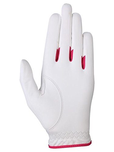 Callaway Women's X-Tech Golf Glove Left Hand (White/Pink, Medium) #TOP1
