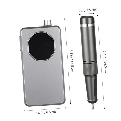 Beaupretty 1 Conjunto Kit De Manicure Lixas De Unhas Brocas De Unhas Kit Eletrônico Kits Kit De Broc