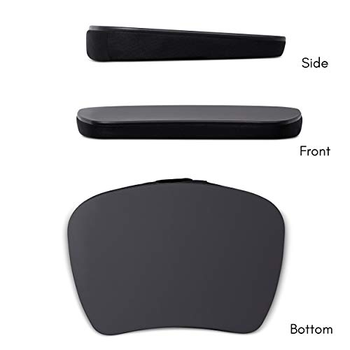 Birdrock Home Oversized Lap Desk With Memory Foam Cushion | Portable Desk | Fits Laptops Up To 17" | Matte Black | Portable Office Desk | Work From Home #TOP7