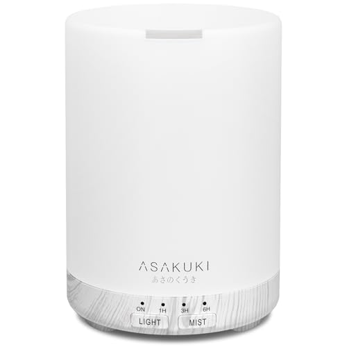 ASAKUKI 300ML Essential Oil Diffuser, Quiet 5-in-1 Premium...