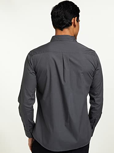 Image of Amazon Brand - Symbol Men's Cotton Shirt | Casual | Plain | Full Sleeve | Summer - Regular Fit (Available in Plus Sizes)