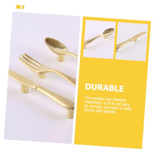 Poignées de meuble en forme de couteau fourchette cuillère Mipcase 9 pièces