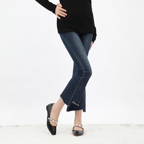 Cute Mary Jane Flats Shoes for Women Comfort Patent Round Closed Toe Slip on Ballet Office Casual Work Pumps2