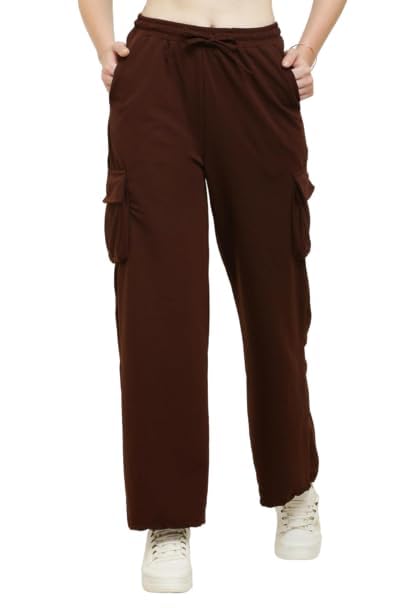 Image of Women Solid Loose Fit Knitted Cargo - Parent (BZCR9)