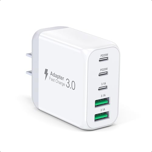 合計50W 5ポート USB C + USBA iphone16 充電器USBコンセント 急速充電器 PD充電器 ACアダプター Type-C 充電 携帯に便利 充電 コンセント タイプC アダプタ 電源タップ iPhone/iPad/Galaxy その他Android各種対応