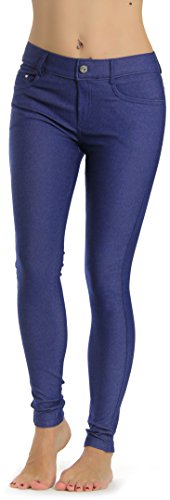 Image of Prolific Health Women's Jean Look Jeggings Tights Slimming Many Colors Spandex Leggings Pants Capri S-XXXL