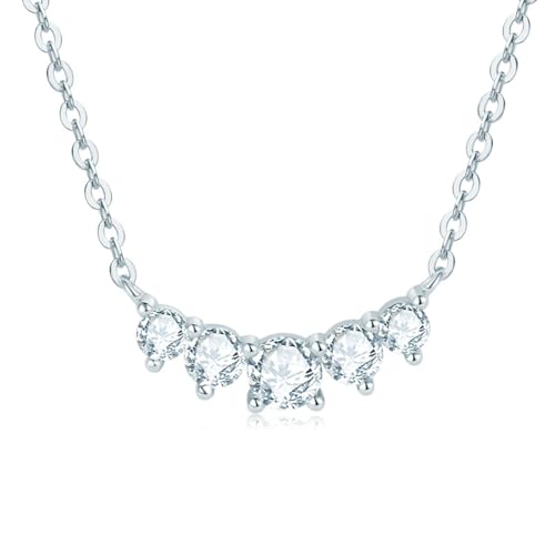 Collier cœur Moissanite argent pour éclat éternel et élégance