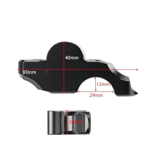 Elevadores de manillar de aluminio mecanizado para RNINET con abrazadera 3