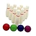 Simhoa Children Bowling Set Children's Interactive Toys Family Games Tabletop Finger Bowling Game for Early Development Boys Girls