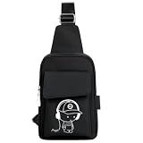 LEXICANMHS Bolsa de Pecho para Celular, Smartphone y Llaves. Riñonera para Correr para niños y niñas. Logotipo Infantil Reflectante. Tamaño: 25 x 16 x 5 cm