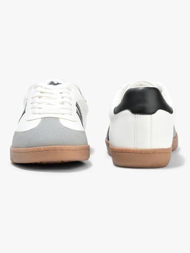 Image of Cantabil Casual Sneaker Shoes for Men l Lightweight & Comfortable with Cushioned Insole PU (Polyurethane) Upper TPR Sole Lace-Up Closure (P MFTW00140)