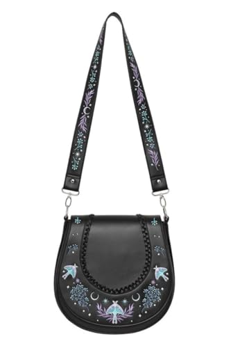 Sac de selle Moonglow sac à main gothique Lunar Moth crossbody