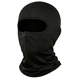 LONGKING Sturmhaube,Skimaske,Balaclava für Damen und Herren–UV-Schutz,Winddicht Warm,Motorradfahren,Snowboarden für Radfahren Outdoor Sports,Schwarz