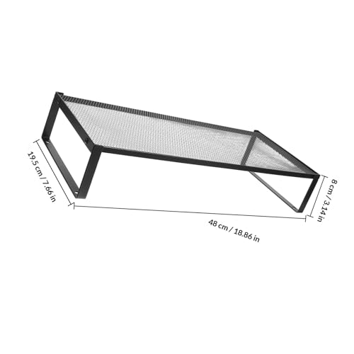 Support d'écran surélevé ergonomique avec rangement pratique pour bureau moderne
