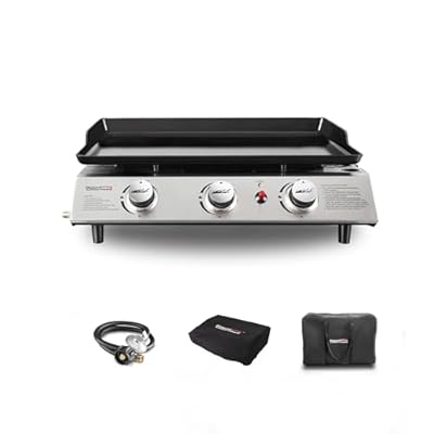 Royal Gourmet 3-Burner Tabletop Propane Gas Griddle