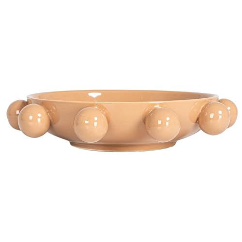 Cuenco de cerámica Bloomingville de 9.75 pulgadas color nude para momentos compartidos 6
