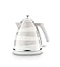 Price comparison product image De'Longhi Avvolta KBAC3001.W Kettle, anti-scale filter, 1.7 Liters, 360° swivel base, white/Beige