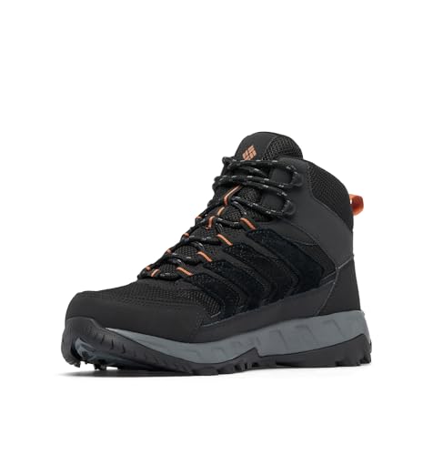 Columbia Columbia Mens Strata Trail Mid Waterproof, Black/Owl, 10