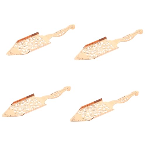 TOPBATHY 4pcs Stainless Steel Absinthe Spoon Delicate Dripper Bar Accessory for Absinthe