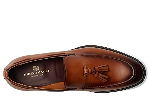 Alfredo Leather Tassel Slip On Loafer - Black2