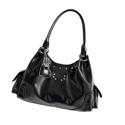 Sac à main en cuir PU résistant à l'eau, design rétro chic de qualité