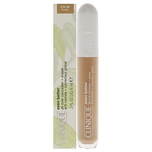 Clinique Even Better All-Over Concealer Plus Eraser - CN 58 Honey Concealer Women 0.2 oz -  20714968922