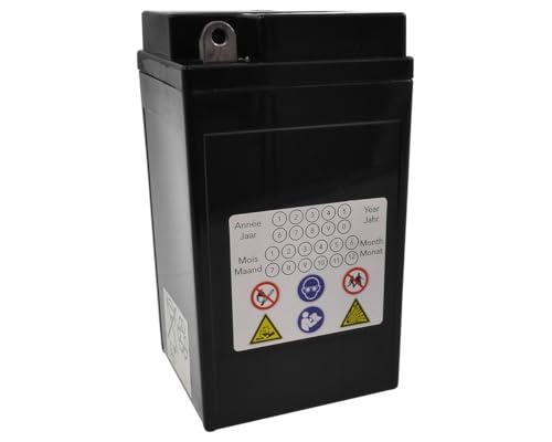 2EXTREME Batterie B49-6 6V, 10Ah AGM wartungsfrei 91x83x159mm kompatibel für BMW R 25/3, R 50/2, R50 S R 51 R 60 69, Vespa GS 160. SS180, Rally 180 200